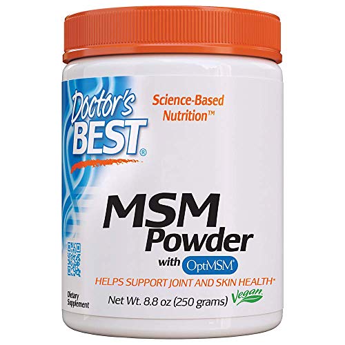 Doctors Best MSM Powder with OptiMSM, Non-GMO, Vegan, Gluten Fre...