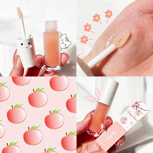 1pc Mirror Water Lip Gloss Serum Moisturizing Lip Plumper Transpa...