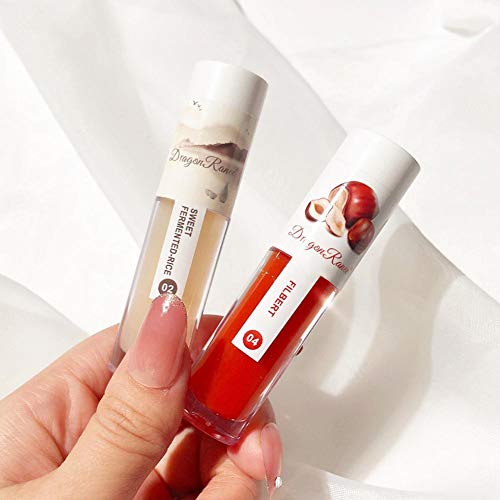 1pc Mirror Water Lip Gloss Serum Moisturizing Lip Plumper Transpa...
