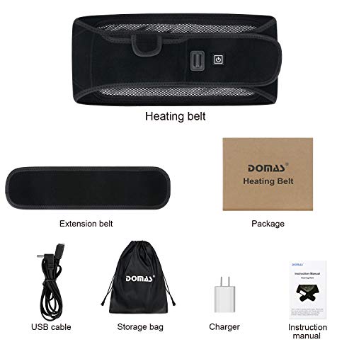 Far Infrared Heating Belt for Back Pain Fast Heating Waist Pads w...