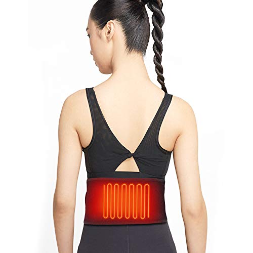 Far Infrared Heating Belt for Back Pain Fast Heating Waist Pads w...