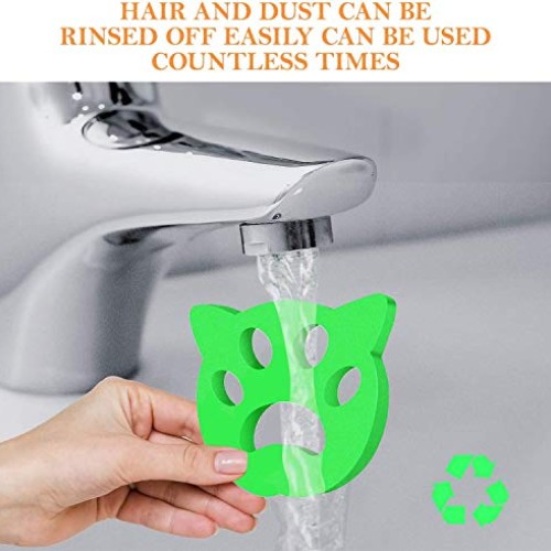 Pet Hair Remover for Laundry pet Hair Catcher Dogs Cats Hair Catc...