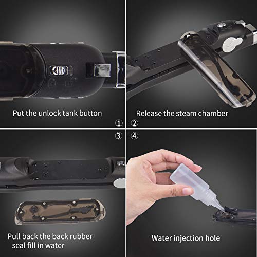 DORISILK Steam Straighteners for Hair, Professional Salon Ceramic...