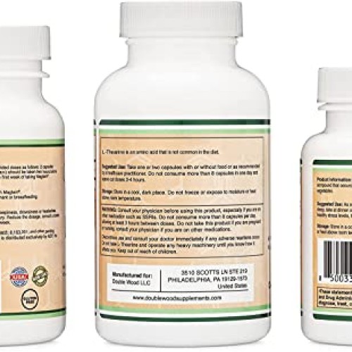Double Wood Supplements Magnesium Threonate Magtein, Apigenin, ...