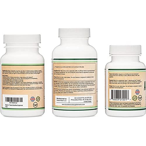 Double Wood Supplements Magnesium Threonate Magtein, Apigenin, ...