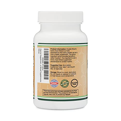 Horny Goat Weed for Men and Women - No Fillers Max Strength Epim...