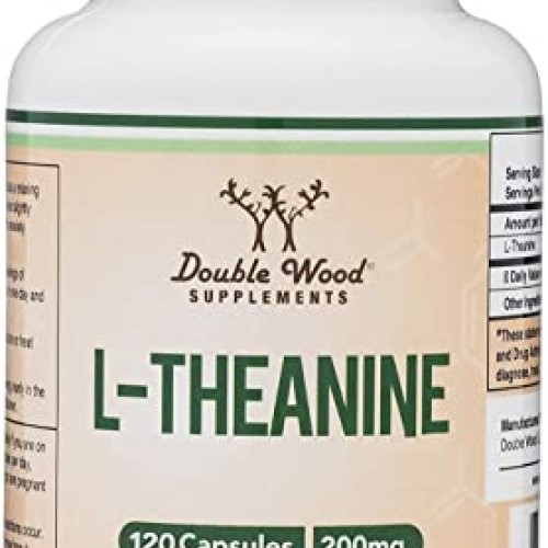 L-Theanine 200mg, 120 Capsules — Relaxation and Sleep Support — S...