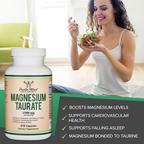 Magnesium Taurate Supplement for Sleep, Calming, and Cardiovascul...