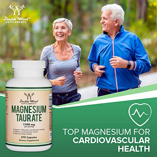 Magnesium Taurate Supplement for Sleep, Calming, and Cardiovascul...