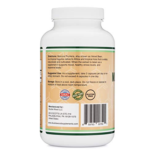 Mucuna Pruriens Extract - Boosting Supplement - 210 Caps...