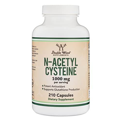 NAC Supplement N-Acetyl Cysteine 1,000mg Per Serving 500mg Per C...