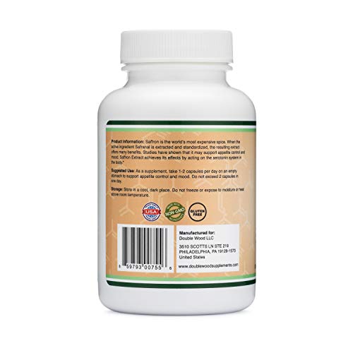 Saffron Supplement - Saffron Extract 88.5mg Capsules 210 Count ...