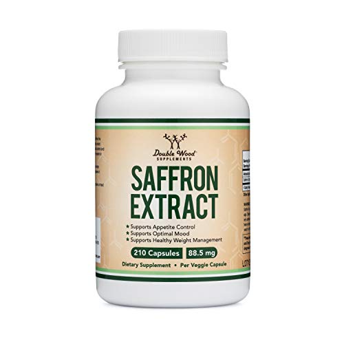 Saffron Supplement - Saffron Extract 88.5mg Capsules 210 Count ...