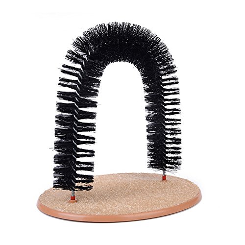 Dougez Cat Arch Self Groomer Massager, Cat Scratcher Toys Fur Gro...