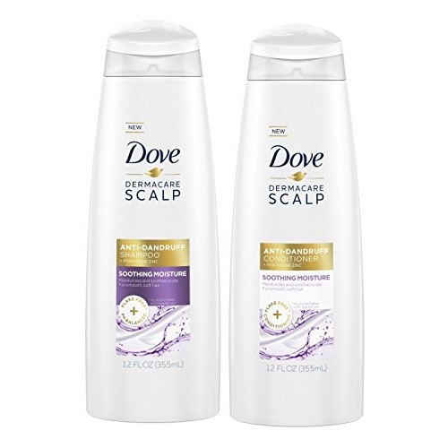 Dove Dermacare Soothing Moisture Shampoo & Conditioner Set, 12 Oz...