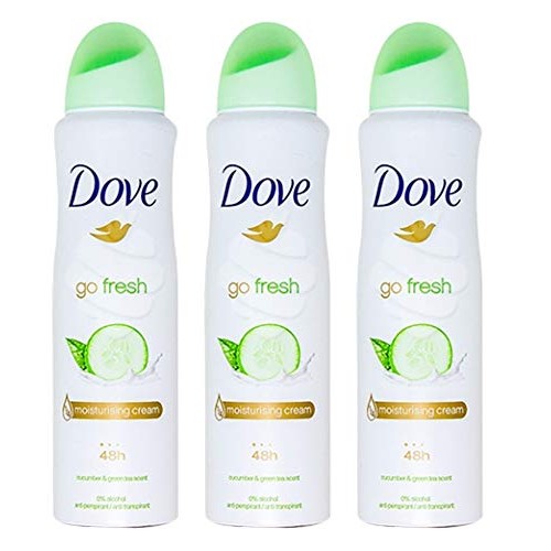 Dove Antiperspirant Deodorant Spray Moisturizing Cucumber & Green...
