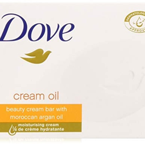 Dove Beauty Cream Bar With Moroccan Argan Oil, 3.5 Ounce / 100 Gr...