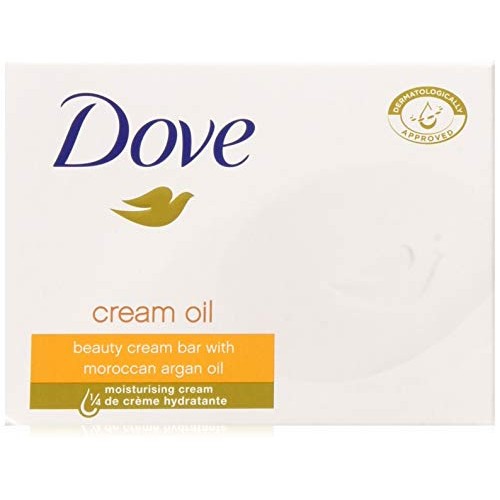 Dove Beauty Cream Bar With Moroccan Argan Oil, 3.5 Ounce / 100 Gr...