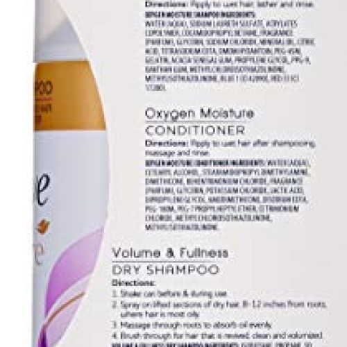Dove Beauty Set, Oxygen Moisture Shampoo and Conditioner plus Dry...