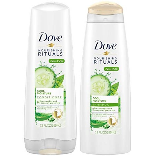 Dove Damage Therapy Cool Moisture Shampoo 12 oz and Conditioner...