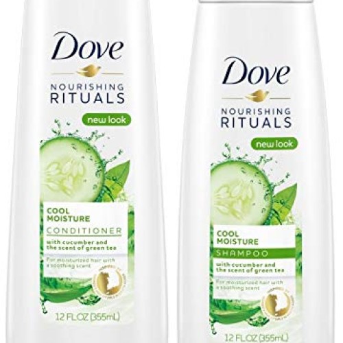 Dove Damage Therapy Cool Moisture Shampoo 12 oz and Conditioner...