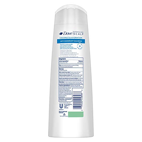 Dove Dermacare Dandruff Shampoo for Dry Scalp Coconut & Hydration...
