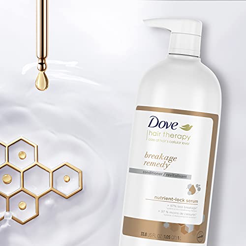 Dove Hair Therapy Conditioner for Damaged Hair Breakage Remedy Ha...