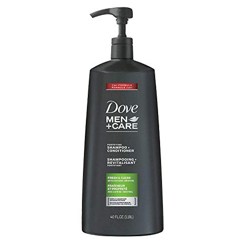 Dove Men+Care 2 in 1 Shampoo and Conditioner, Fresh and Clean 40...