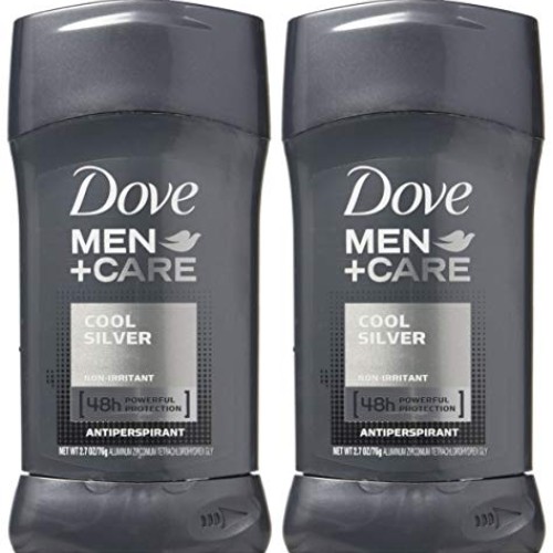 Dove Men+Care Antiperspirant Stick, Cool Silver, 2.7 Ounce Pack ...