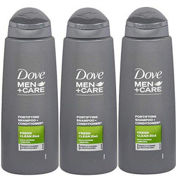 Dove Men + Care Fortifying 2-in-1 Shampoo + Conditioner, Clean Fr...