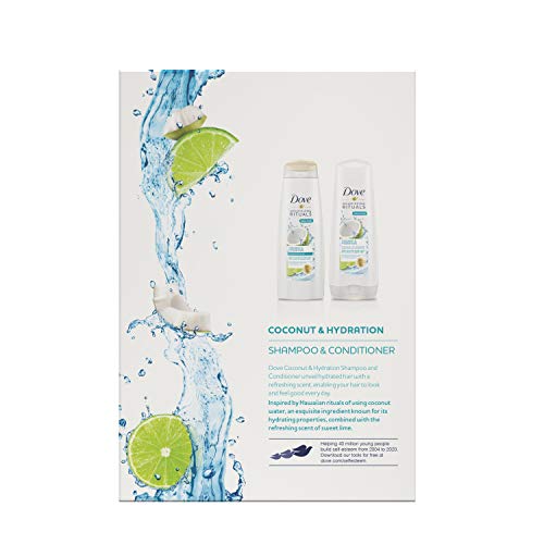 Dove Nourishing Secrets Shampoo and Conditioner for Dry Hair Coco...