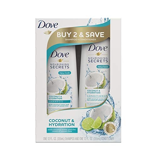 Dove Nourishing Secrets Shampoo and Conditioner for Dry Hair Coco...