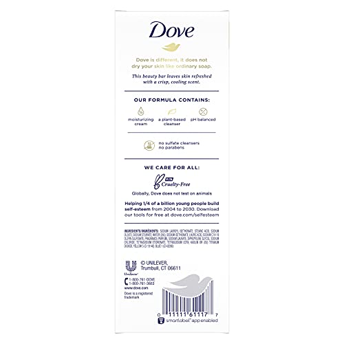 Dove Skin Care Beauty Bar For Softer Skin Cucumber And Green Tea ...