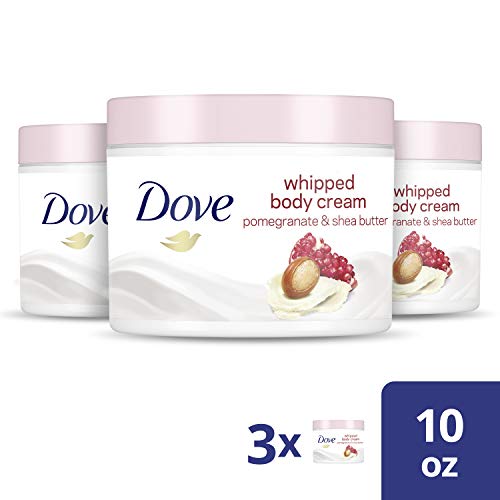 Dove Whipped Body Cream Dry Skin Moisturizer, Nourishes Deeply, P...