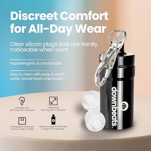 High Fidelity Ear Plugs for Hearing Protection - Discreet, Clear ...