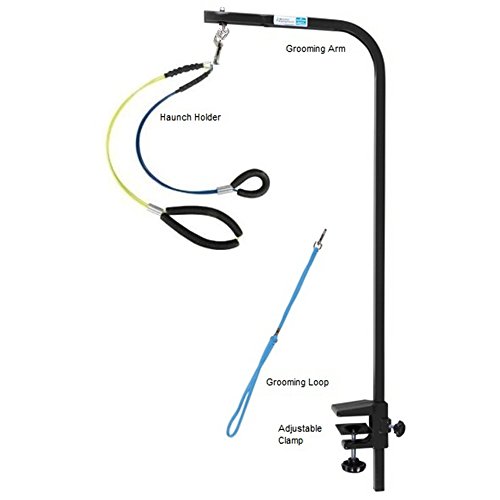 Grooming Arm with Clamp 36 Adjustable Arm-Black and Dog Groomi...
