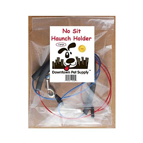 No Sit Pet Haunch Holder Dog Grooming Arm Restraint for Small, Me...