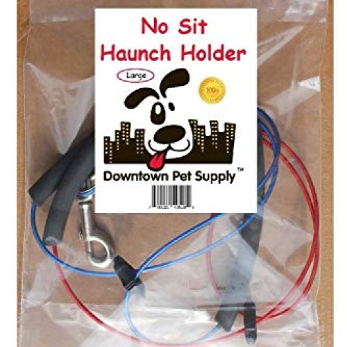 No Sit Pet Haunch Holder Dog Grooming Arm Restraint for Small, Me...