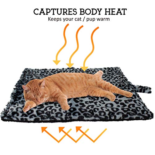 Thermal Cat Pet Dog Warming Bed Mat, Comfortable Nap, Sleeping an...
