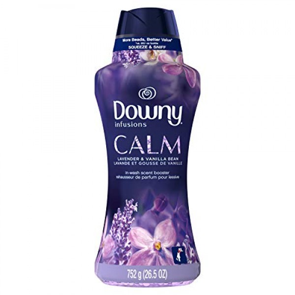Downy Infusions in-wash Scent Booster Beads, Calm, Lavender & Van...