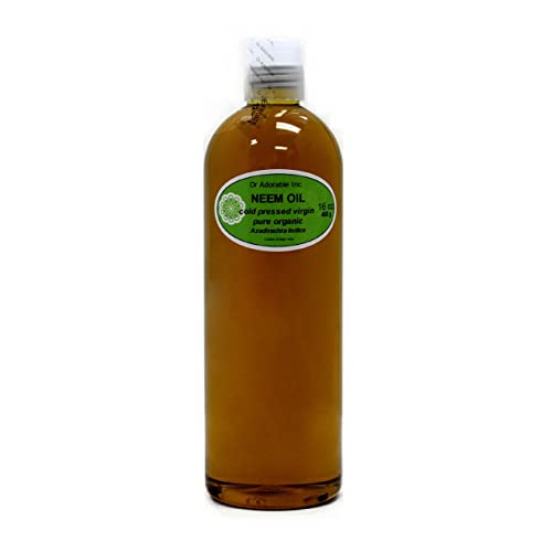 Dr Adorable Neem Oil Organic Pure Cold Pressed Unrefined 16 oz/1 ...