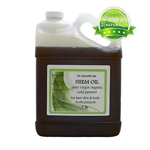 Pure Organic Neem Oil 7 Lb/One Gallon Virgin Cold PRessed