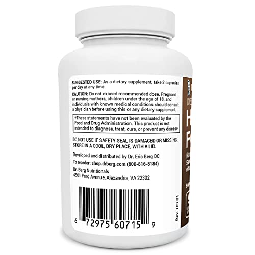 Dr. Berg’s All in One Hair Growth Vitamins for Men & Women - Adva...