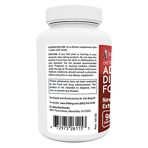 Dr. Bergs Advanced Digestive Formula Extra Strength - Helps Supp...