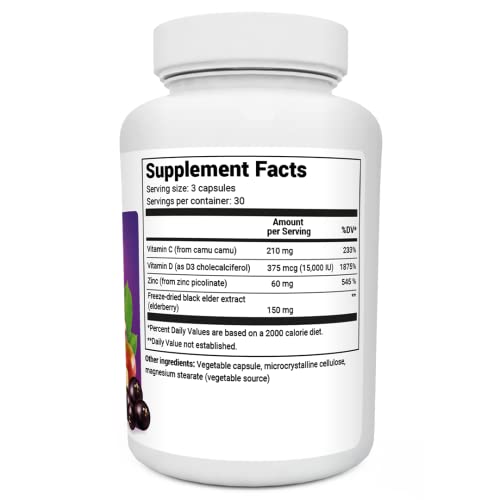 Dr. Bergs Advanced Immune Support - Daily Immunity Multi-System ...