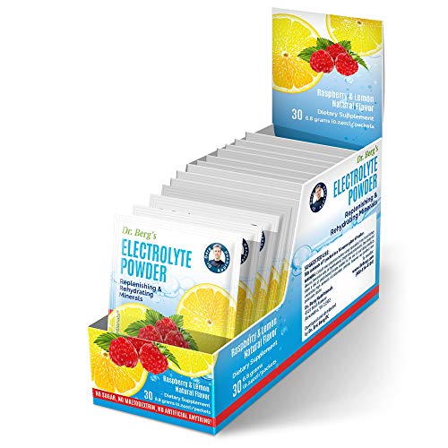 Dr. Bergs Electrolyte Powder Packets - Travel Size Hydration Dri...