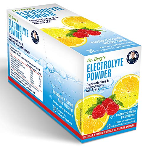 Dr. Bergs Electrolyte Powder Packets - Travel Size Hydration Dri...