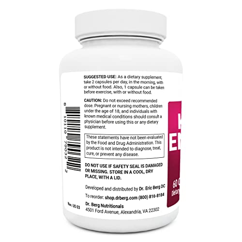 Dr. Bergs Keto Energy - Enhanced Mitochondrial Support, Nutritio...