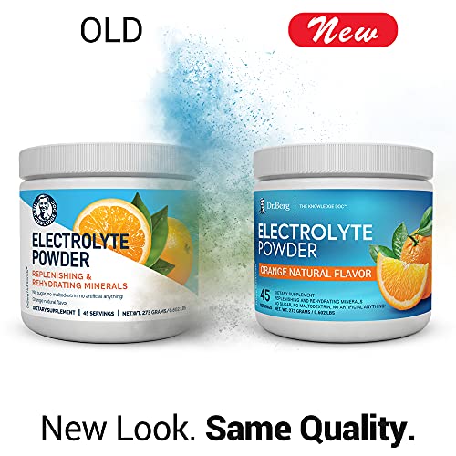 Dr. Bergs Original Electrolyte Powder, High Energy, Replenish & ...