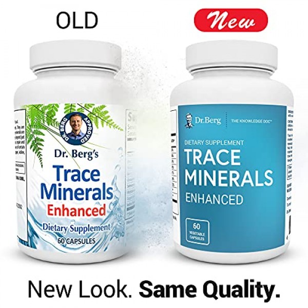 Dr. Bergs Trace Minerals Enhanced Complex - Complete with 70+ Nu...